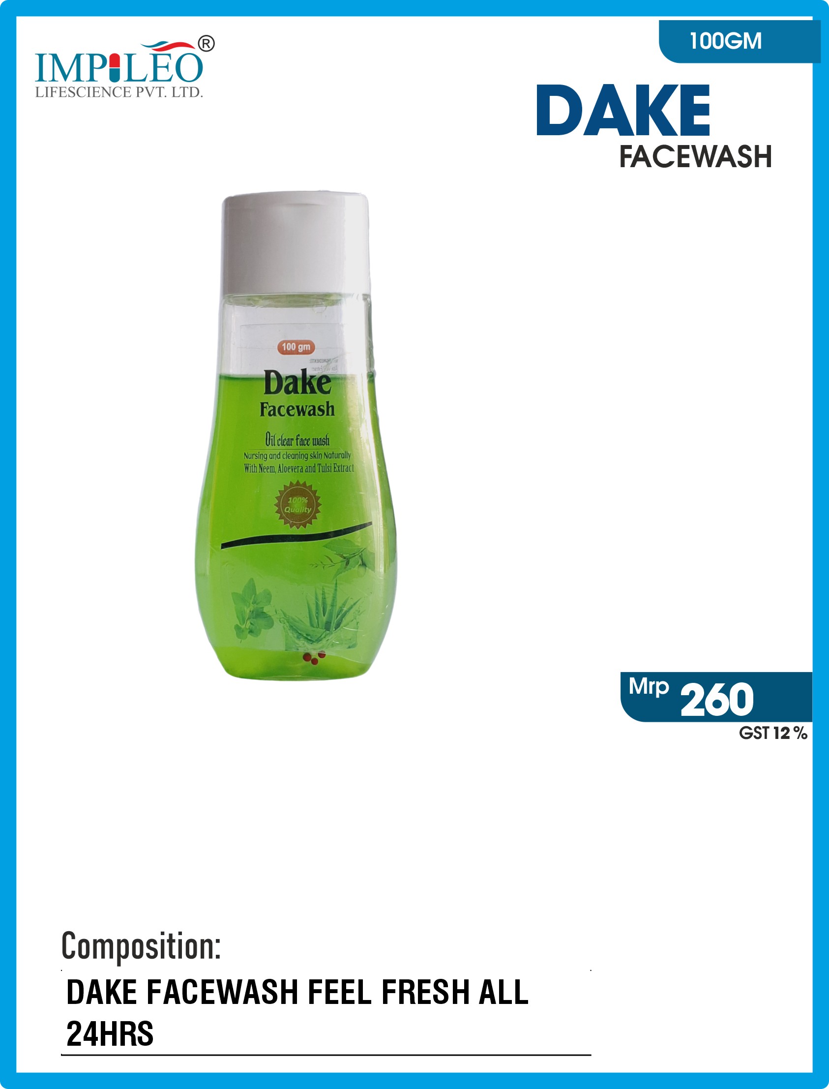 Choose DAKE Face wash for Radiant Skin : PCD Pharma Franchise in Chandigarh