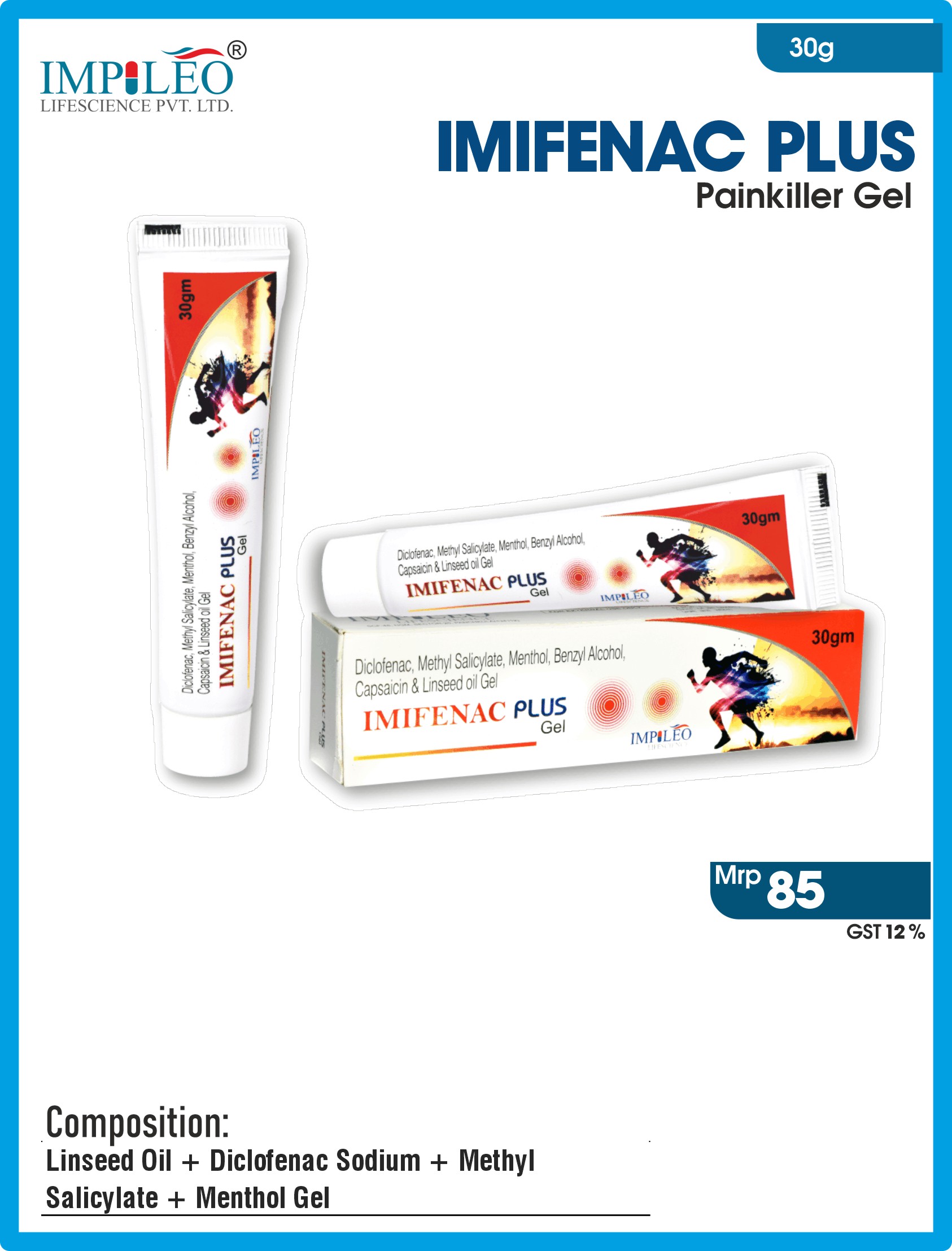Premium Pain Relief: IMIFENAC PLUS GEL Offered by Leading PCD Pharma Franchise in Chandigarh