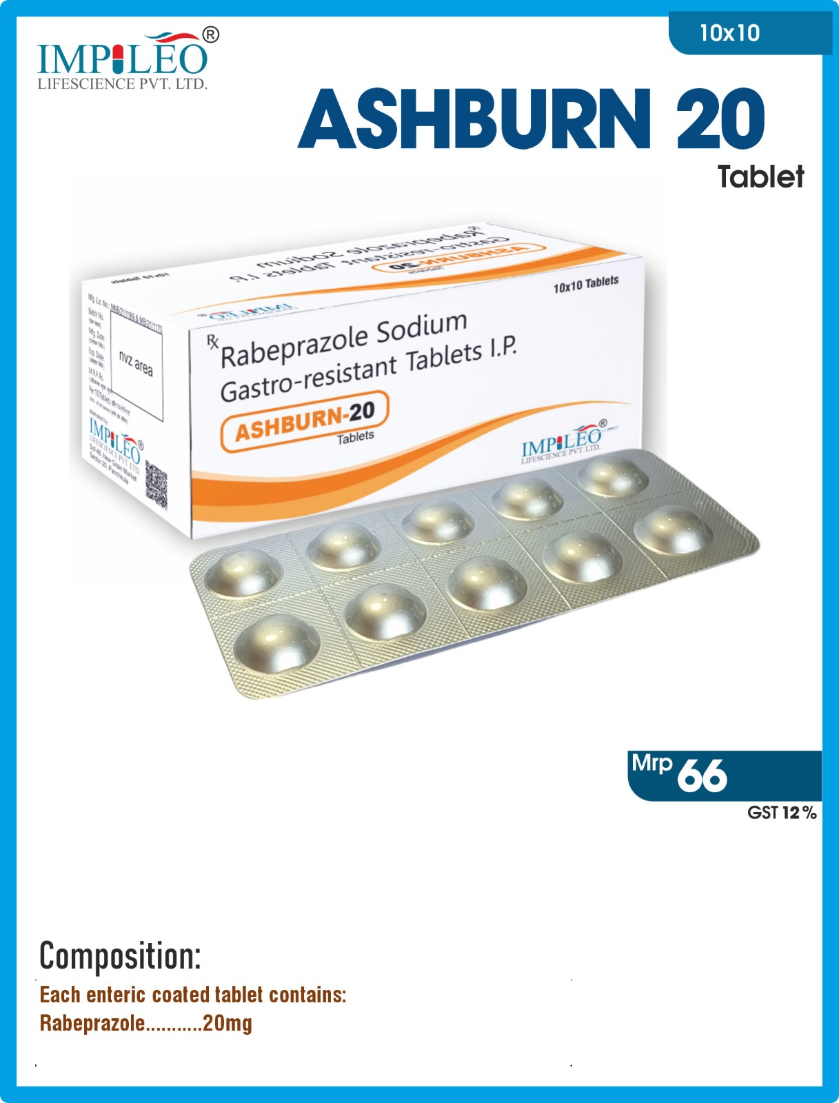 High-Quality ASHBURN 20 Tablets from Top PCD Pharma Franchise in India