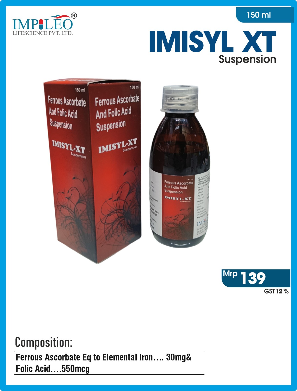 Enhance Your Wellbeing : IMISYL XT Syrup Available in Third Party Manufacturing in Baddi 