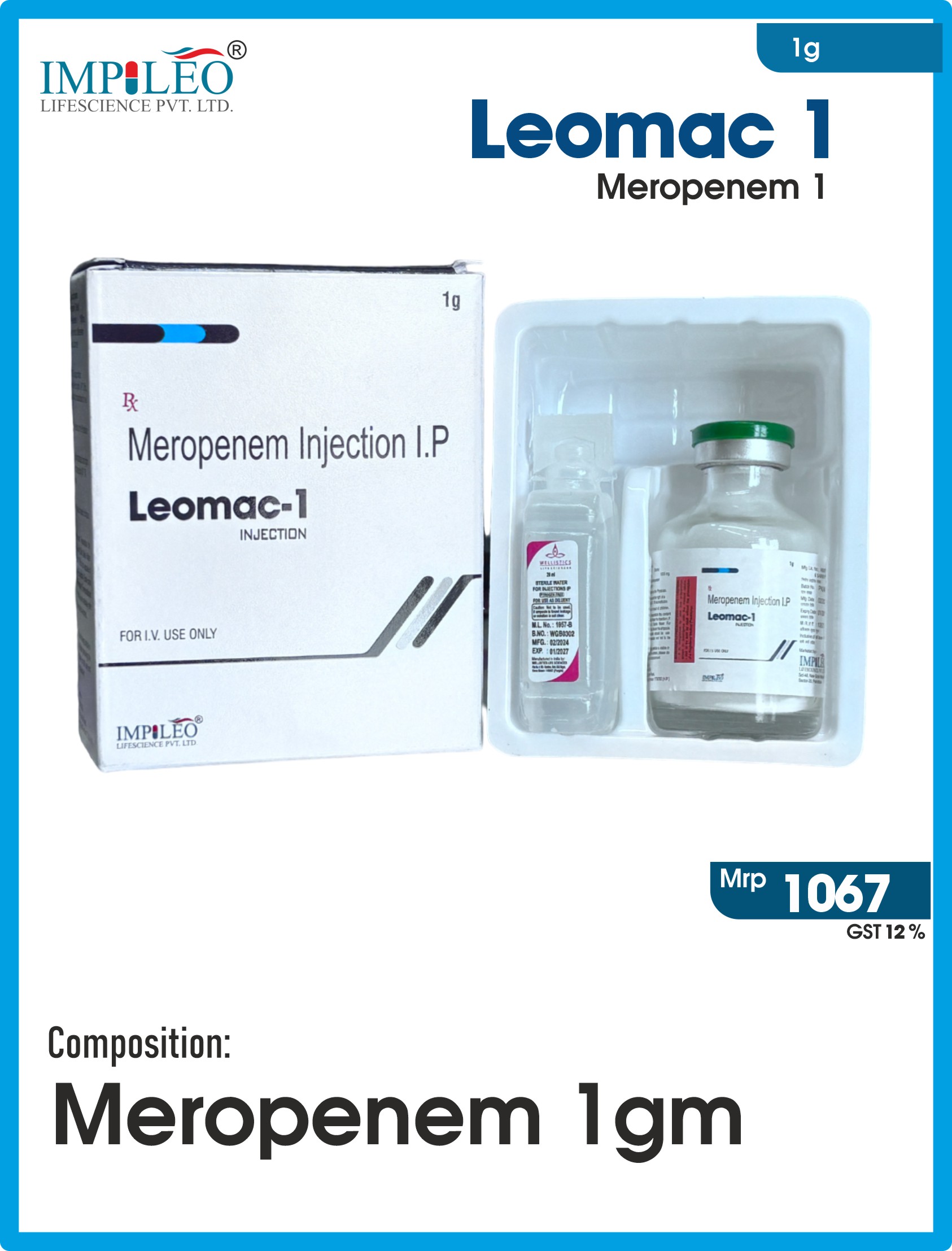Enhance Comfortable Treatment Solutions: LEOMAC 1GM Injection - PCD Pharma Franchise in Chandigarh