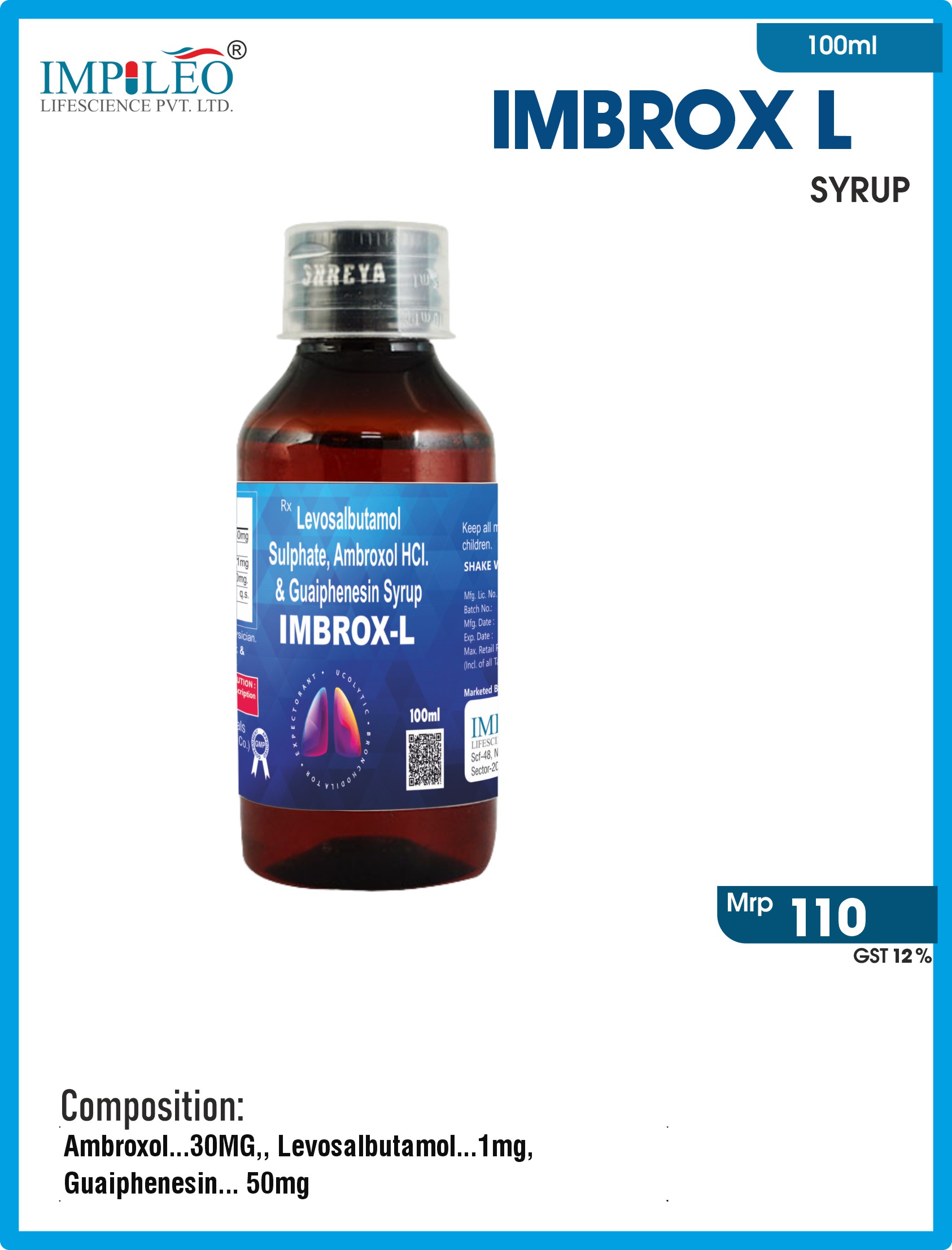 Unlock Superior Respiratory Relief : IMBROX L SYRUP by Premier Third-Party Manufacturer in India