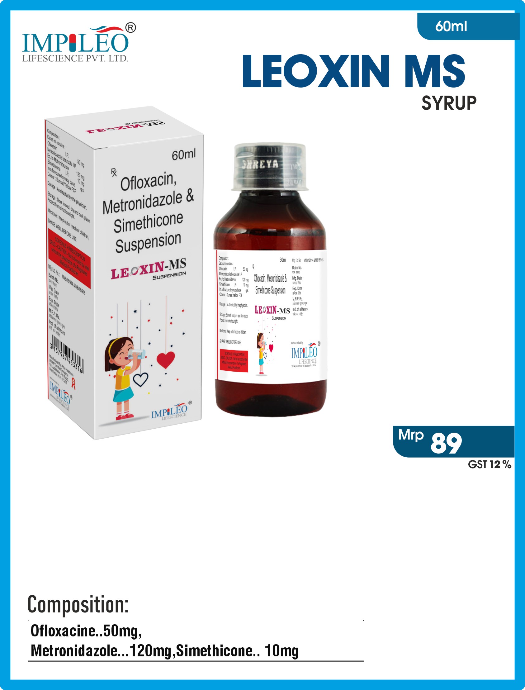 Partner for Success: LEOXIN MS SYRUP by Premier PCD Pharma Franchise in India
