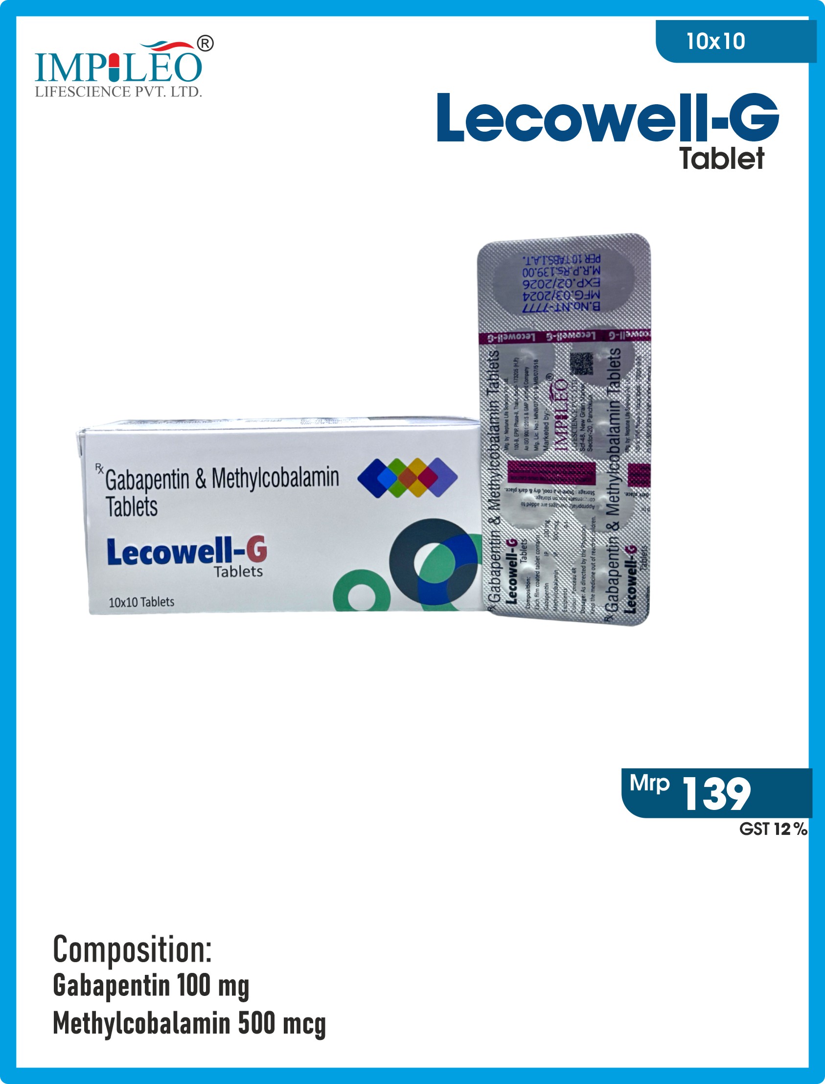Trusted Third Party Manufacturing in Baddi for Quality LECOWELL G Tablets