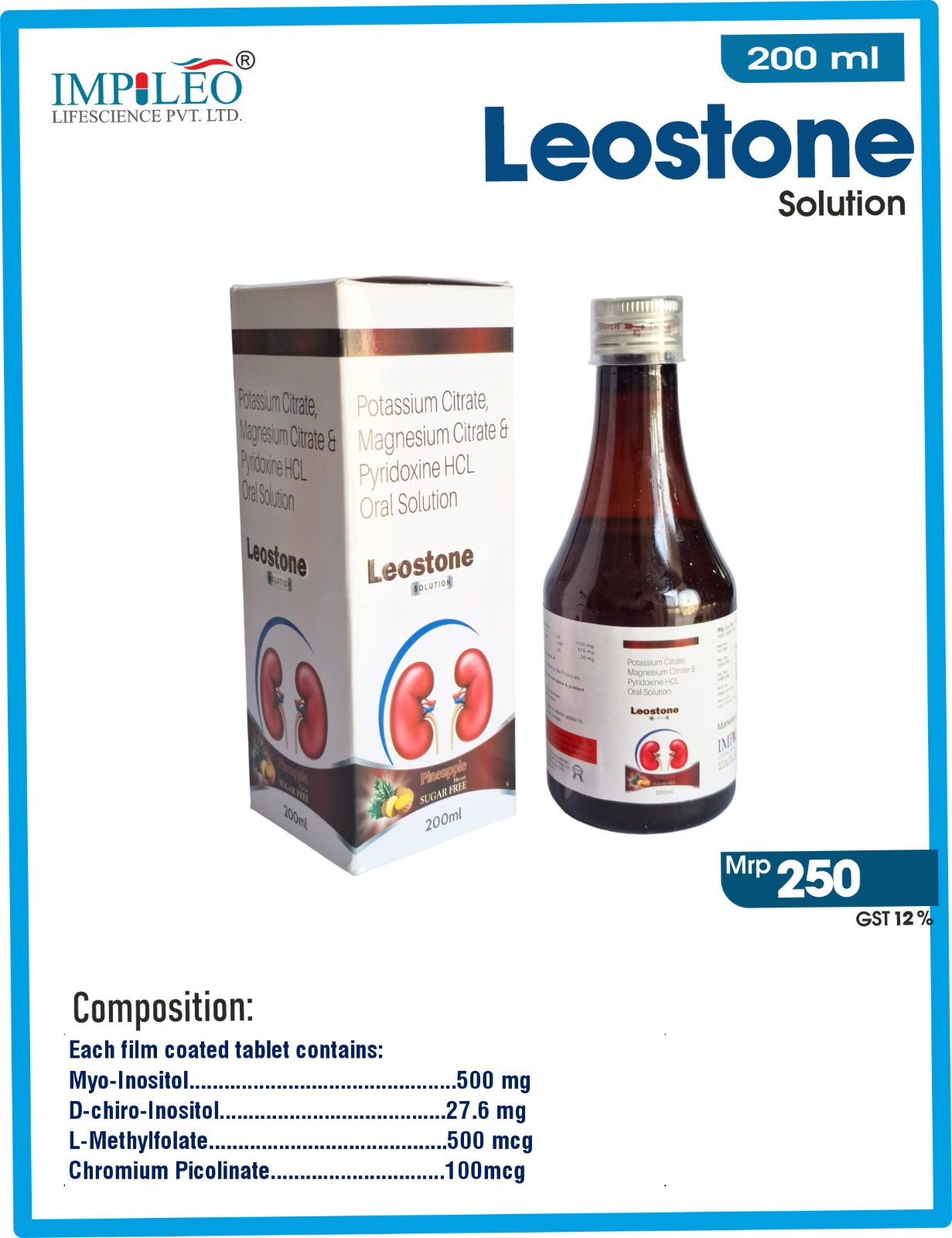 Third Party Manufacturing in Baddi for LEOSTONE Solution – Best Quality Guaranteed